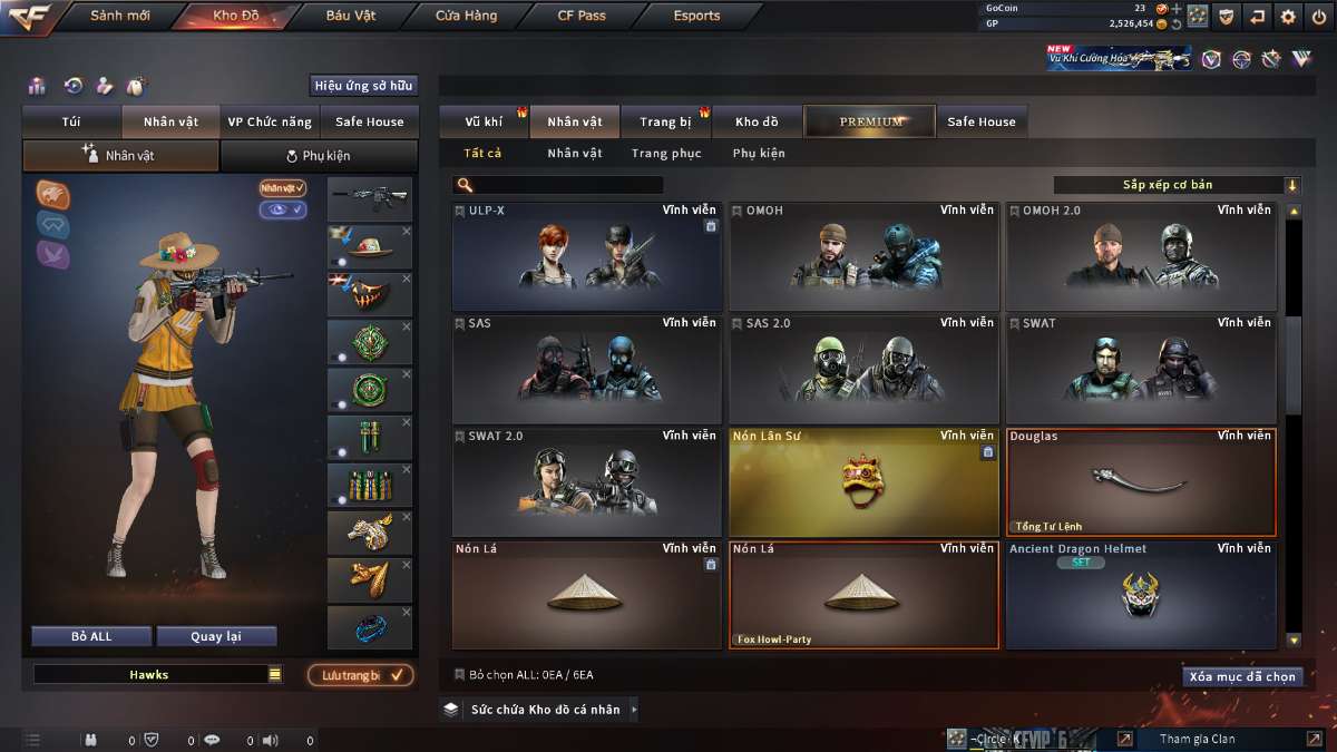 shop acc cf uy tin gia re